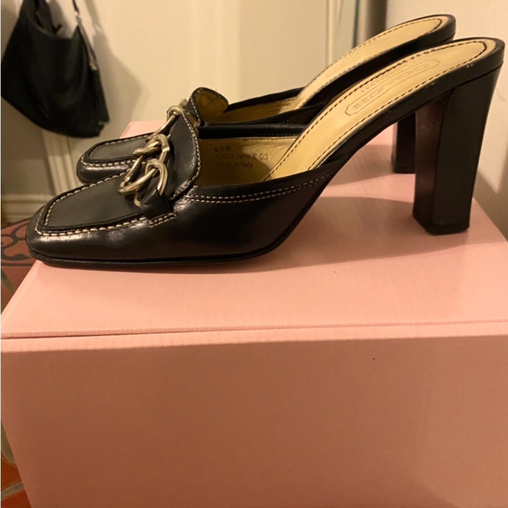 COACH Black Heels